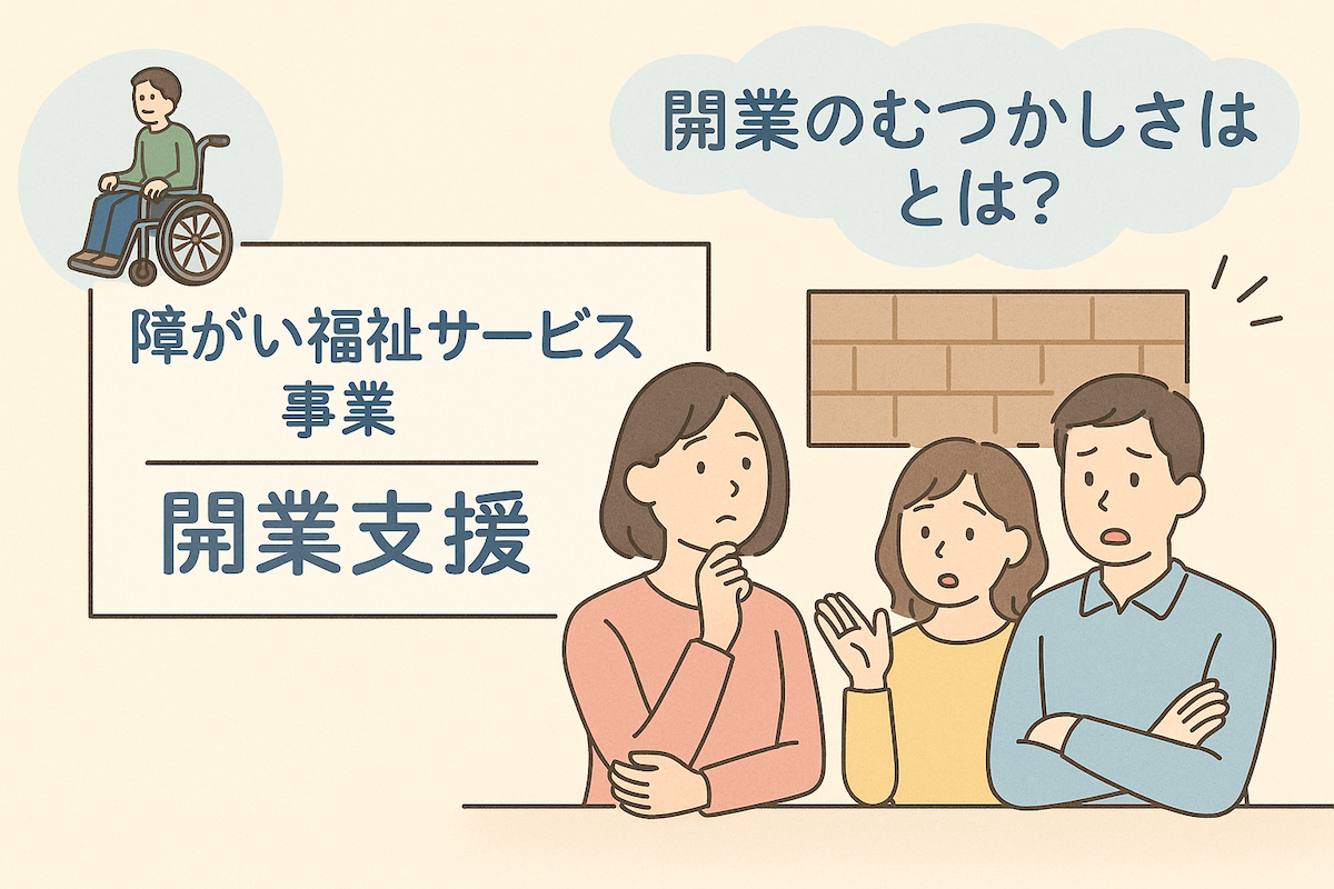 障がい福祉サービス事業の開業はなぜ難しい？現場から見えたリアルな課題とは